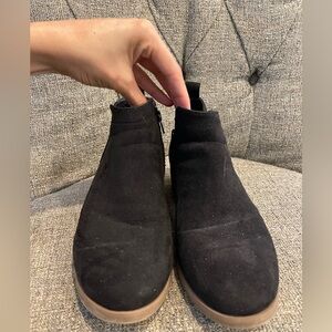 black ankle boots